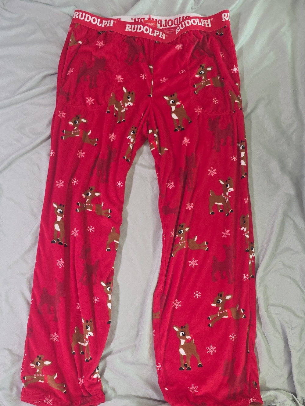 Rudolph Red Reindeer Holiday Pajama Pants
